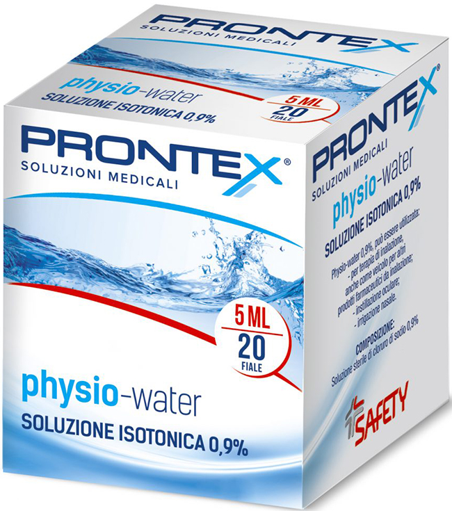 SOLUZIONE FISIOLOGICA PRONTEX PHYSIO ISOTONIC 20 FIALE DA 5 ML - farmacia187.it