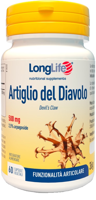 LONGLIFE ARTIGLIO DEL DIAVOLO 2% 60 CAPSULE - farmacia187.it