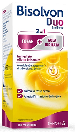 BISOLVON DUO SCIROPPO EMOLLIENTE 100 ML - farmacia187.it