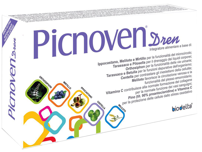 PICNOVEN DREN 50 COMPRESSE 31 G - farmacia187.it