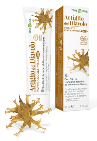 BIOSLINE ARTIGLIO DEL DIAVOLO POMATA EUDERMICA BIO CERT ECOCERT 50 ML - farmacia187.it