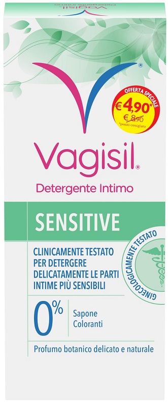 VAGISIL DETERGENTE SENSITIVE 250 ML + 75 ML OFFERTA SPECIALE - farmacia187.it