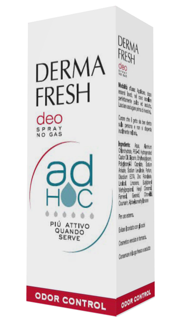 DERMAFRESH DEO SPRAY NO GAS AD HOC ODOR CONTROL DEODORANTE 100 ML - farmacia187.it