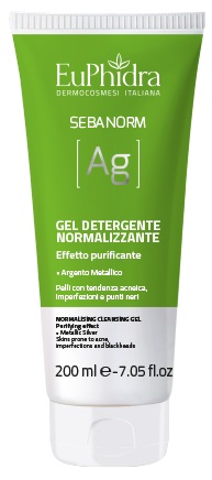 EUPHIDRA SEBANORM AG GEL DETERGENTE 200 ML - farmacia187.it