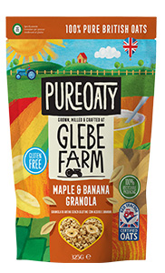 GLEBE FARM GRANOLA AVENA CON SCIROPPO D'ACERO E BANANA 325 G - farmacia187.it
