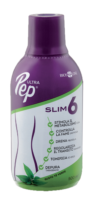 ULTRA PEP SLIM 6 TE' VERDE 500 ML BIOSLINE - farmacia187.it