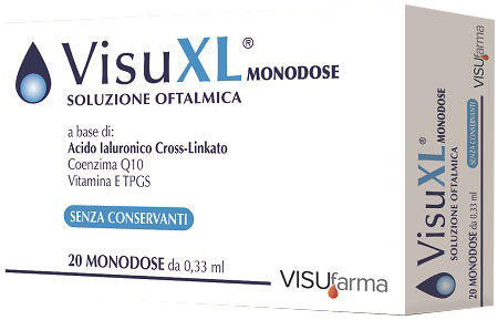 SOLUZIONE OFTALMICA VISUXL 20 CONTENITORI MONODOSE 0,33 ML - farmacia187.it