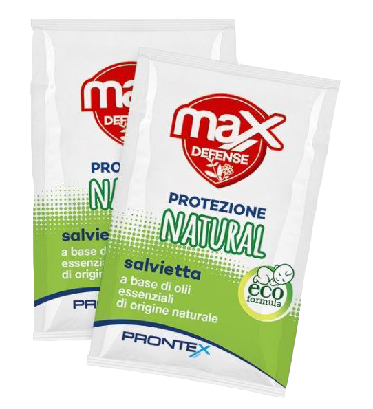 PRONTEX MAX DEFENSE SALVIETTINE NATURAL 6 PEZZI - farmacia187.it