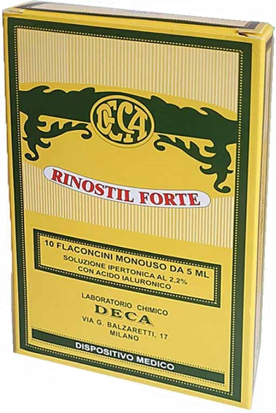 RINOSTIL FORTE SOLUZIONE IPERTONICA 10 FLACONCINI MONOUSO DA 5 ML - farmacia187.it