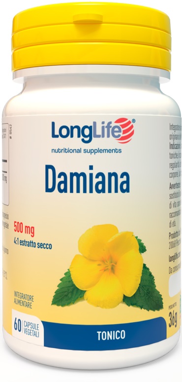 LONGLIFE DAMIANA 60 CAPSULE - farmacia187.it
