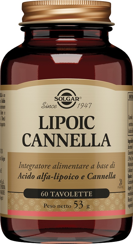 LIPOIC CANNELLA 60 TAVOLETTE - farmacia187.it