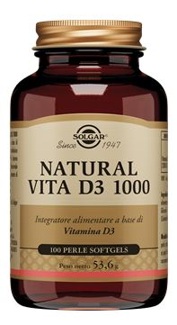 NATURAL VITA D3 1000 100 PERLE SOFTGEL - farmacia187.it