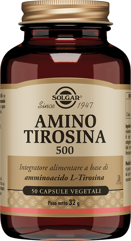 AMINO TIROSINA 500 50 CAPSULE VEGETALI - farmacia187.it