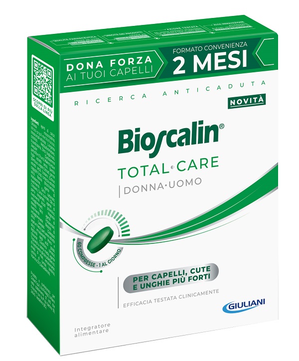 BIOSCALIN TOTAL CARE 60 COMPRESSE - farmacia187.it