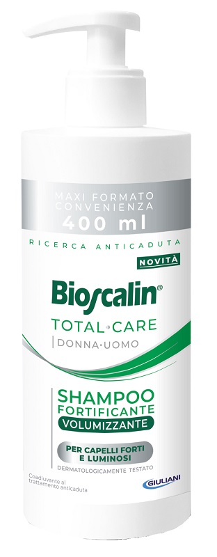 BIOSCALIN TOTAL CARE SHAMPOO FORTIFICANTE VOLUMIZZANTE 400 ML - farmacia187.it
