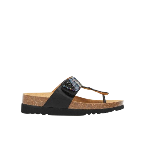 CALZATURA TANISHA SATIN+BEADS BIS W BLACK 37 - farmacia187.it