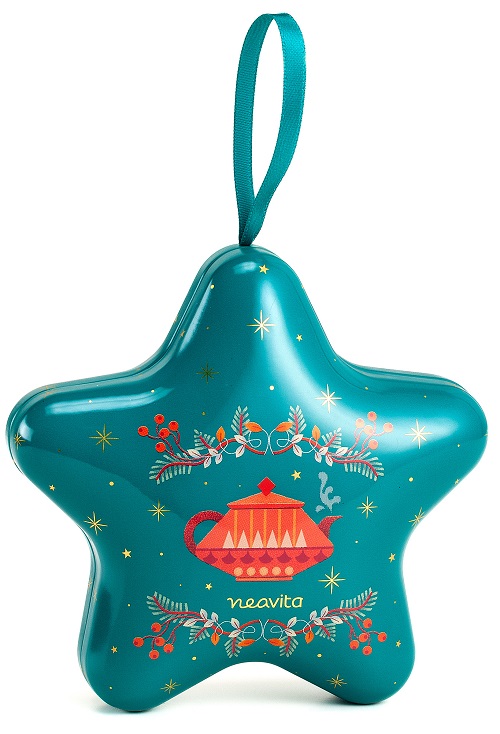 Neavita Infuso Arancia e Cannella FiltroScrigno in Stella di Natale - Confezione Regalo 8 Filtri da 3,5 G - farmacia187.it