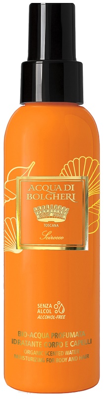 ACQUA DI BOLGHERI BIO ACQUA PROFUMATA IDRATANTE CORPO E CAPELLI SCIROCCO 150 ML - farmacia187.it