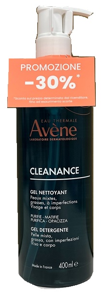 AVENE CLEANANCE GEL DETERGENTE 400 ML PREZZO SPECIALE - farmacia187.it