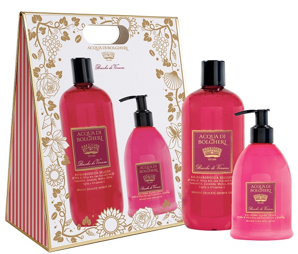 Acqua di Bolgheri - Bacche di Vinum Cofanetto Bag - Bagnodoccia + Crema Corpo Bio - farmacia187.it