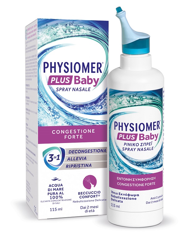 SPRAY NASALE PHYSIOMER PLUS BABY 115 ML - farmacia187.it