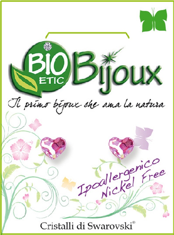 ORECCHINO CUORE PIA 6MM FUCHISIA - farmacia187.it