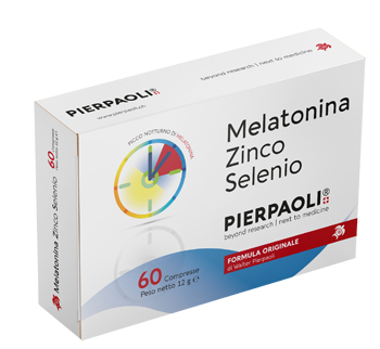 MELATONINA ZINCO SELENIO PIERPAOLI 60 COMPRESSE - farmacia187.it