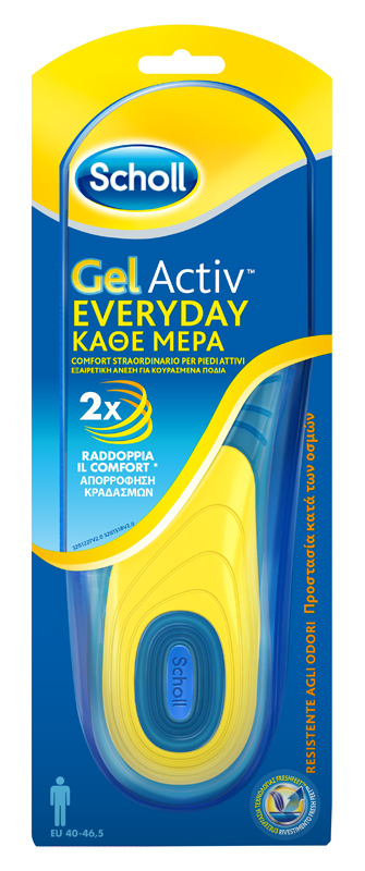 SCHOLL GEL ACTIV EVERYDAY UOMO - farmacia187.it