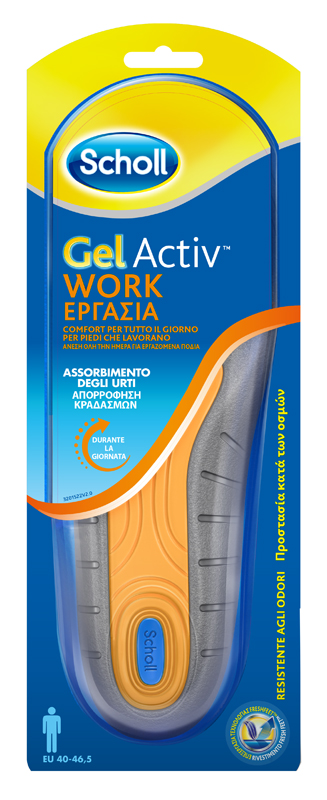 SCHOLL GEL ACTIV WORK UOMO - farmacia187.it
