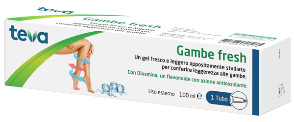 GAMBE FRESH TEVA GEL 100 ML - farmacia187.it