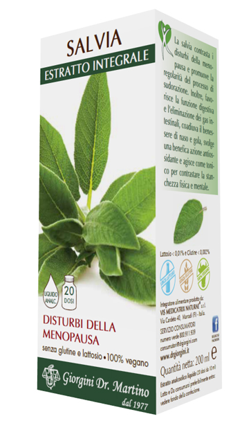 SALVIA ESTRATTO INTEGRALE 200 ML - farmacia187.it