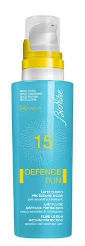 DEFENCE SUN 15 LATTE FLUIDO PROTEZIONE MEDIA 125 ML - farmacia187.it