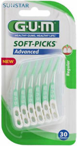 GUM SOFT-PICKS ADVANCED 30 PEZZI - farmacia187.it