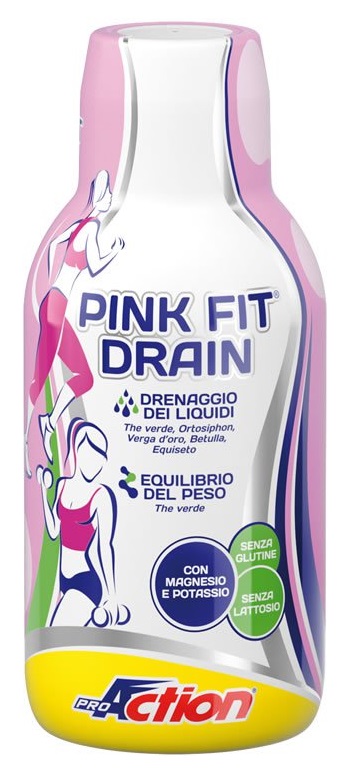 PROACTION PINK FIT DRAIN 500ML - farmacia187.it