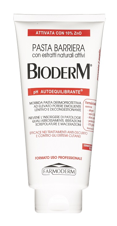 BIODERM PASTA BARRIERA TRASPIRANTE PH AUTOEQUILIBRANTE CON 10% ZINCO 300 ML - farmacia187.it