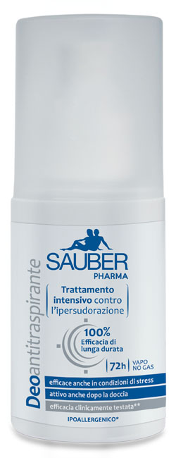 SAUBER ANTITRASPIRANTE 72 ORE VAPO - farmacia187.it