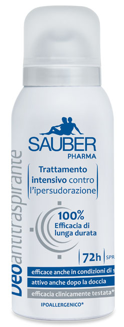 SAUBER ANTITRASPIRANTE 72 ORE SPRAY - farmacia187.it