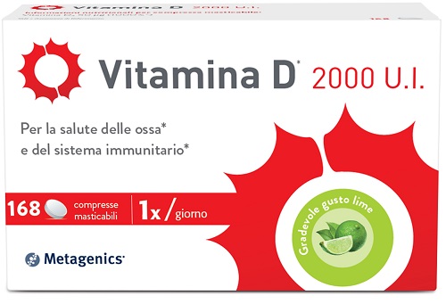 VITAMINA D 2000 UI 168 COMPRESSE MASTICABILI - farmacia187.it
