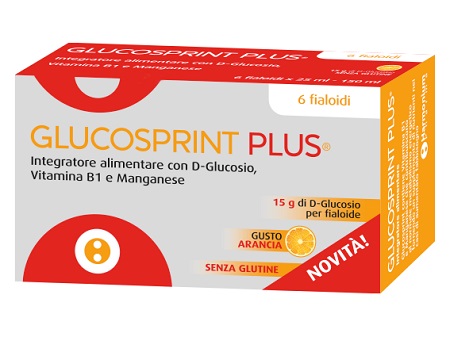 GLUCOSPRINT PLUS ARANCIA 6 FIALOIDI DA 25 ML - farmacia187.it