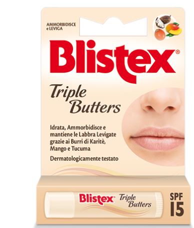 BLISTEX TRIPLE BUTTERS STICK LABBRA - farmacia187.it
