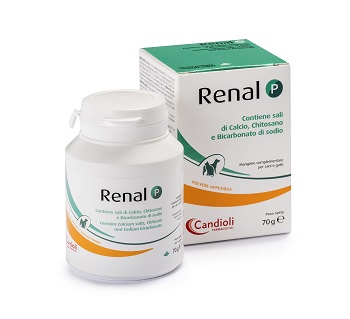 RENAL P MANGIME COMPLEMENTARE PER CANI E GATTI BARATTOLO 70 G - farmacia187.it