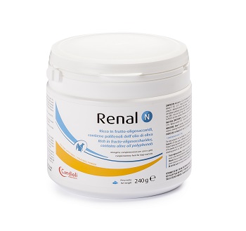 RENAL N MANGIME COMPLEMENTARE PER CANI E GATTI BARATTOLO 240 G - farmacia187.it