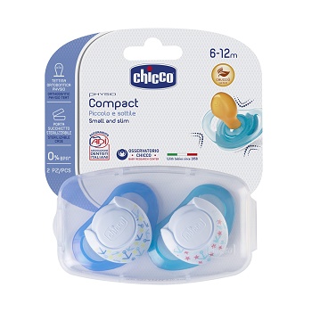 CHICCO SUCCHIETTO COMPACT BOY S6-16 MESI 2 PEZZI - farmacia187.it