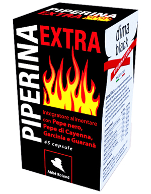 PIPERINA EXTRA DIMA BLACK 45 CAPSULE - farmacia187.it