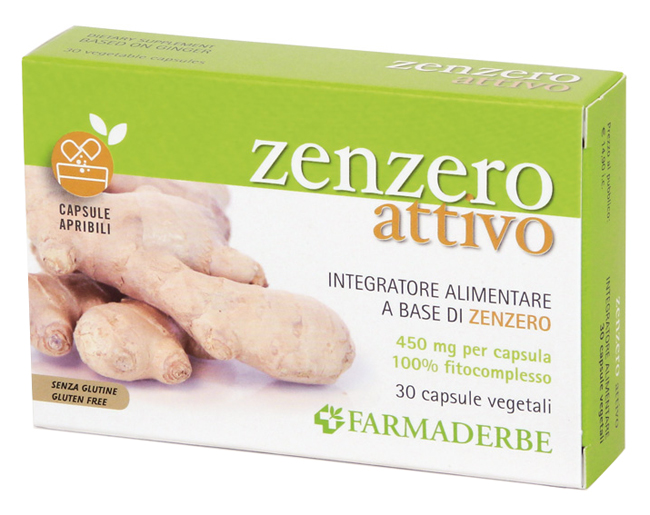 ZENZERO ATTIVO 30 CAPSULE VEGETALI - farmacia187.it