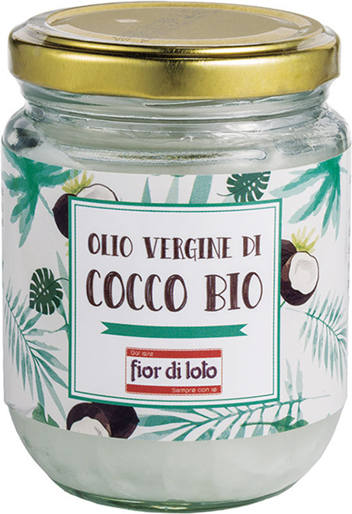 FIOR DI LOTO OLIO VERGINE DI COCCO BIO 200 ML - farmacia187.it