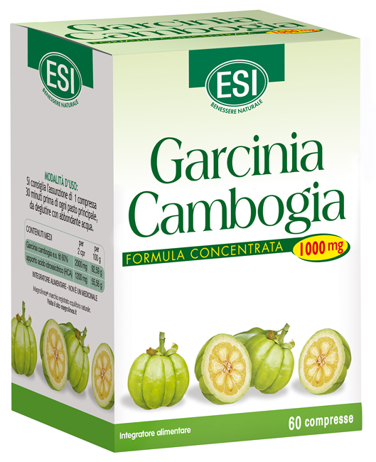 ESI GARCINIA CAMBOGIA 1000 MG 60 COMPRESSE - farmacia187.it