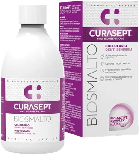 CURASEPT BIOSMALTO COLLUTORIO DENTI SENSIBILI 300 ML - farmacia187.it