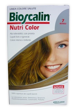BIOSCALIN NUTRI COLOR 7 BIONDO SINCROB 124 ML - farmacia187.it
