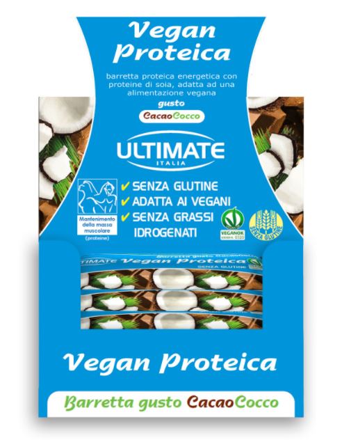 BARRETTA VEGAN PROTEICA CACAO/COCCO 24 PEZZI - farmacia187.it